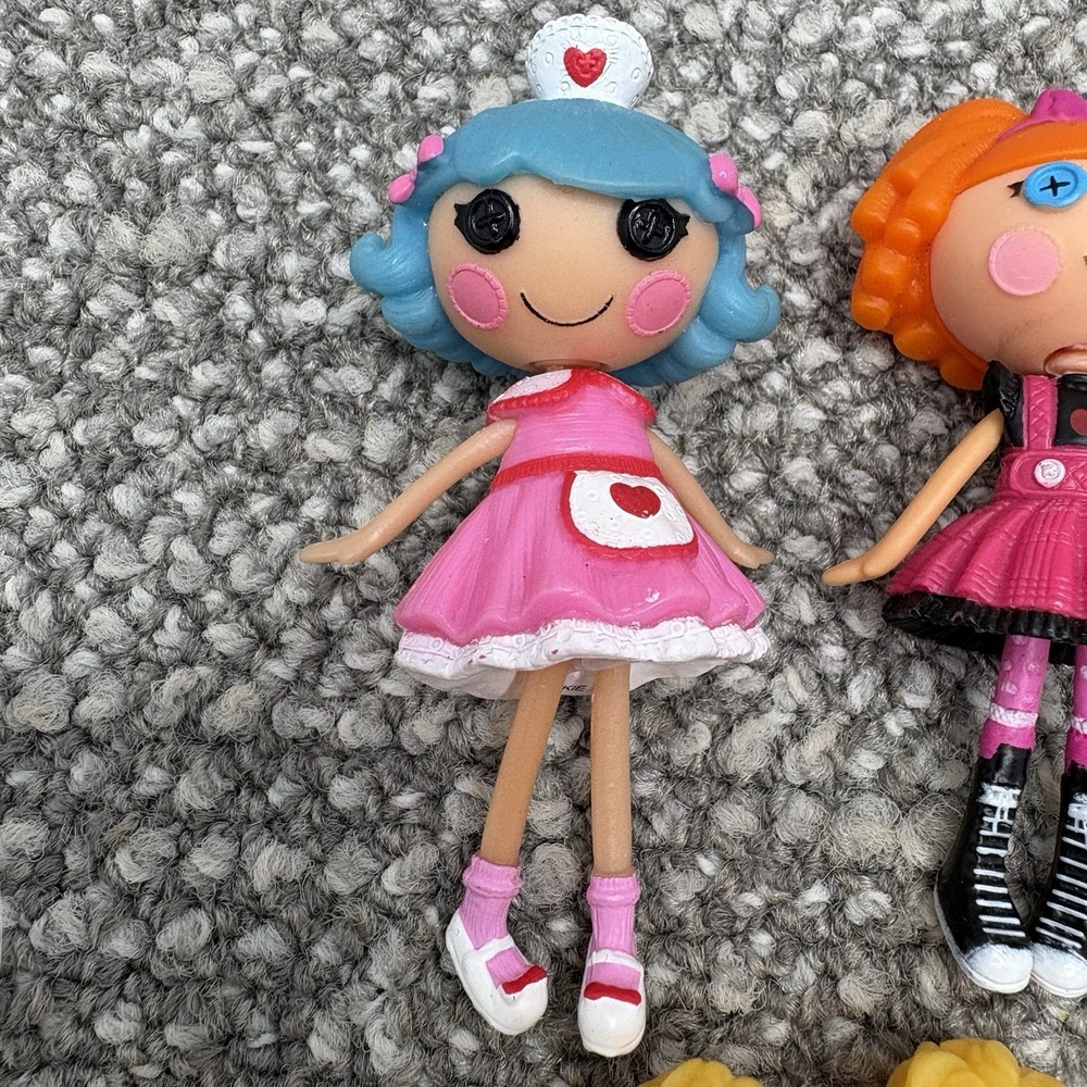Lalaloopsy Mini Dolls 5 In All With Mini Animals EUC Great Collection - Picture 2 of 12